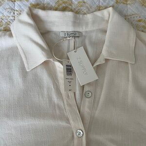 Marcell Button Up Romper - relaxed linen romper